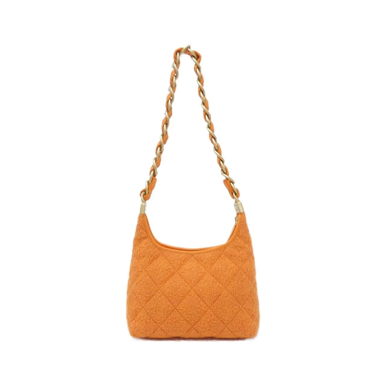CHANEL AS4922 Shoulder Tweed Orange Tweed Rank A - Thumbnail 2