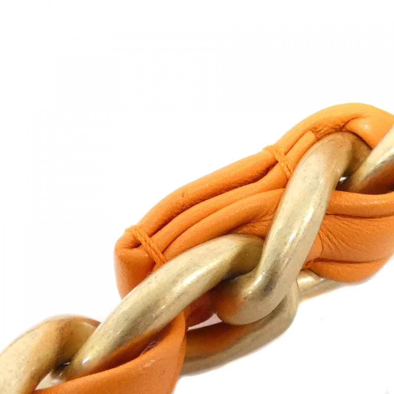 CHANEL AS4922 Shoulder Tweed Orange Tweed Rank A - Thumbnail 5