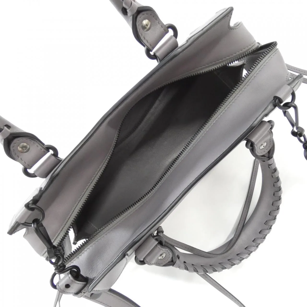 BALENCIAGA Neo Classic 638521 11R17 Handbag Black Rank A - Thumbnail 9