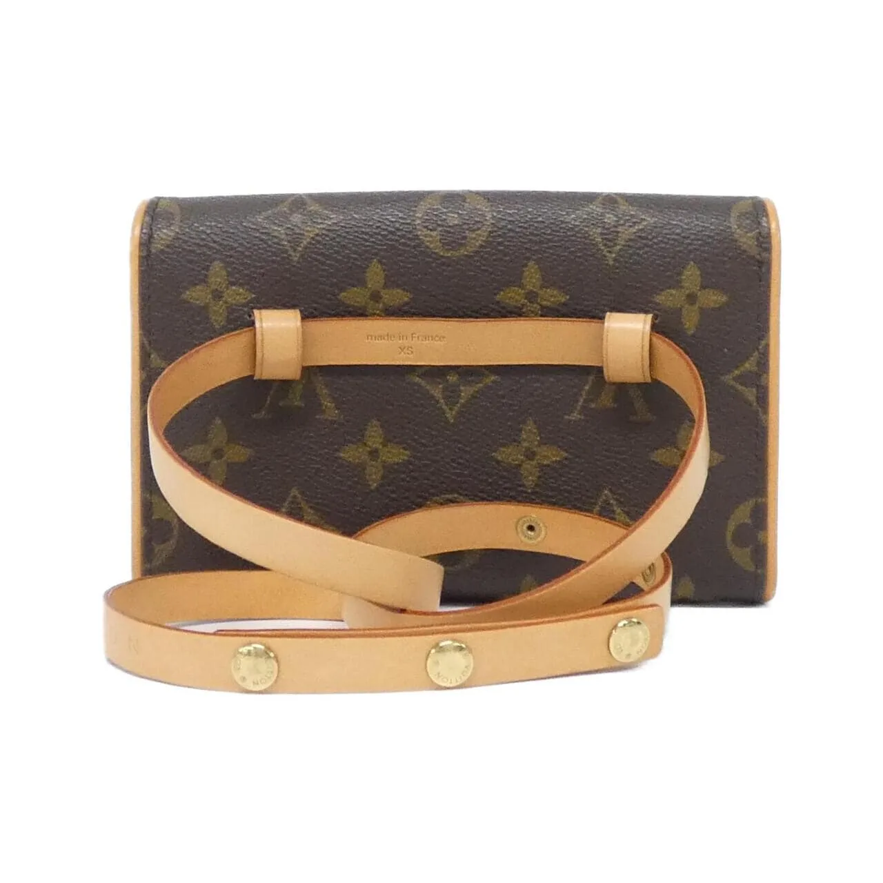 LOUIS VUITTON Pochette M51855+M67303 Belt Monogram 黑色 Monogram 中古品A - 縮圖 2