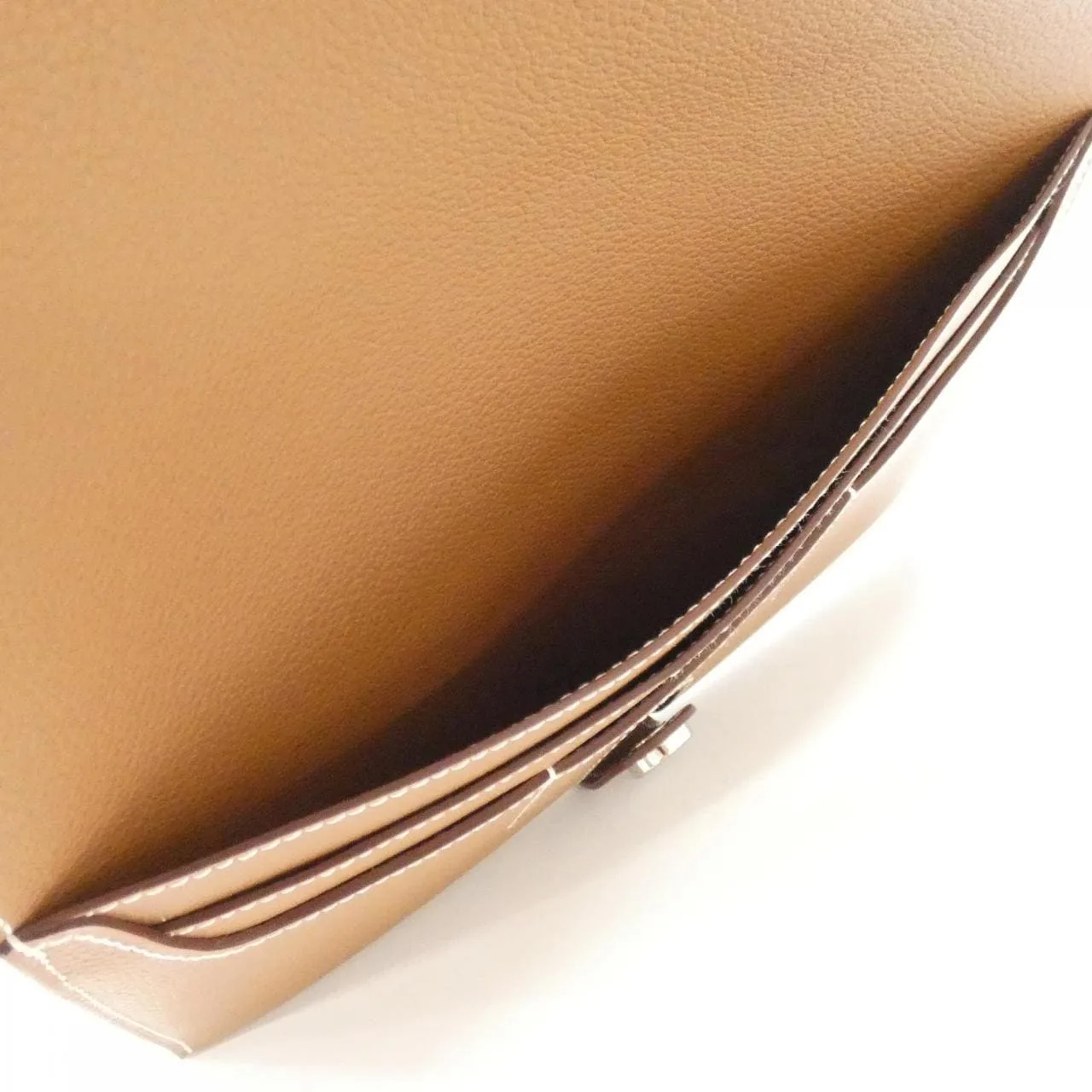 HERMES 084994CK Coin Case Gold Rank A - Thumbnail 5