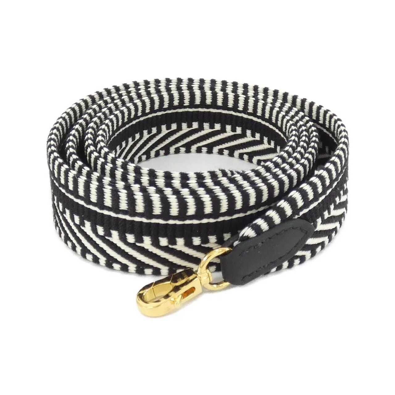 HERMES 073649CC Wallet Canvas Black