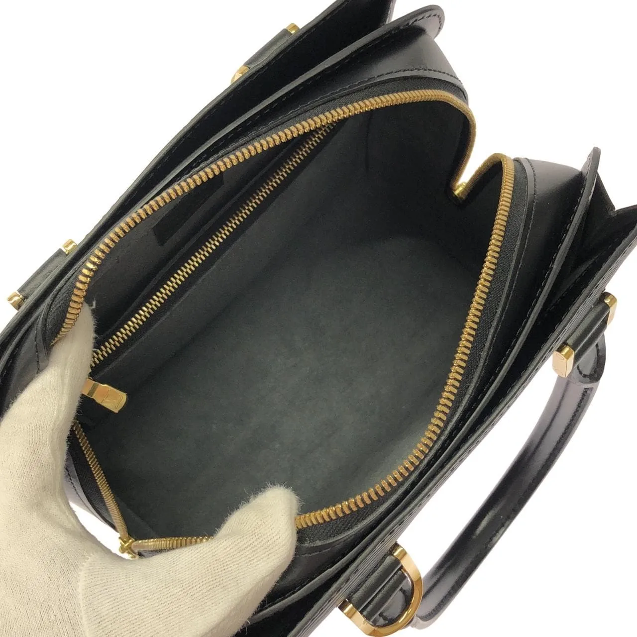 LOUIS VUITTON Pont-Neuf M52052 Handbag Epi Black Epi Rank A - Thumbnail 8