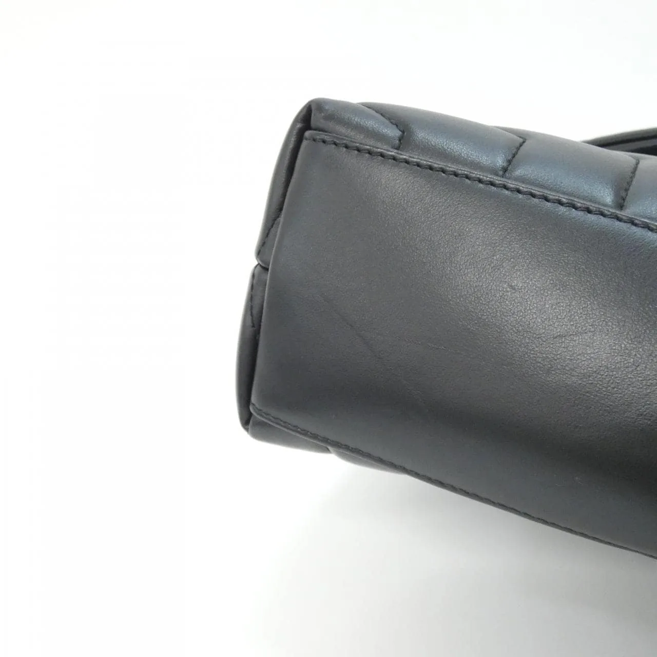 SAINT LAURENT Loulou 494699 DV725 Shoulder Leather Black Leather Rank A - Thumbnail 3