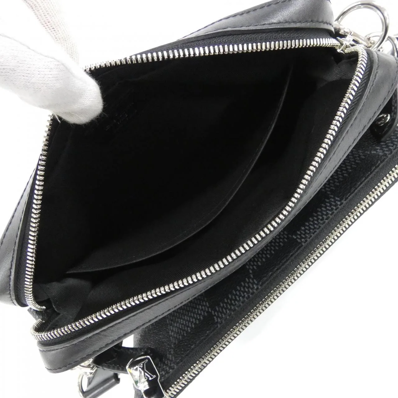 LOUIS VUITTON N50017 Shoulder Damier 黑色 Damier 中古品A - 縮圖 8