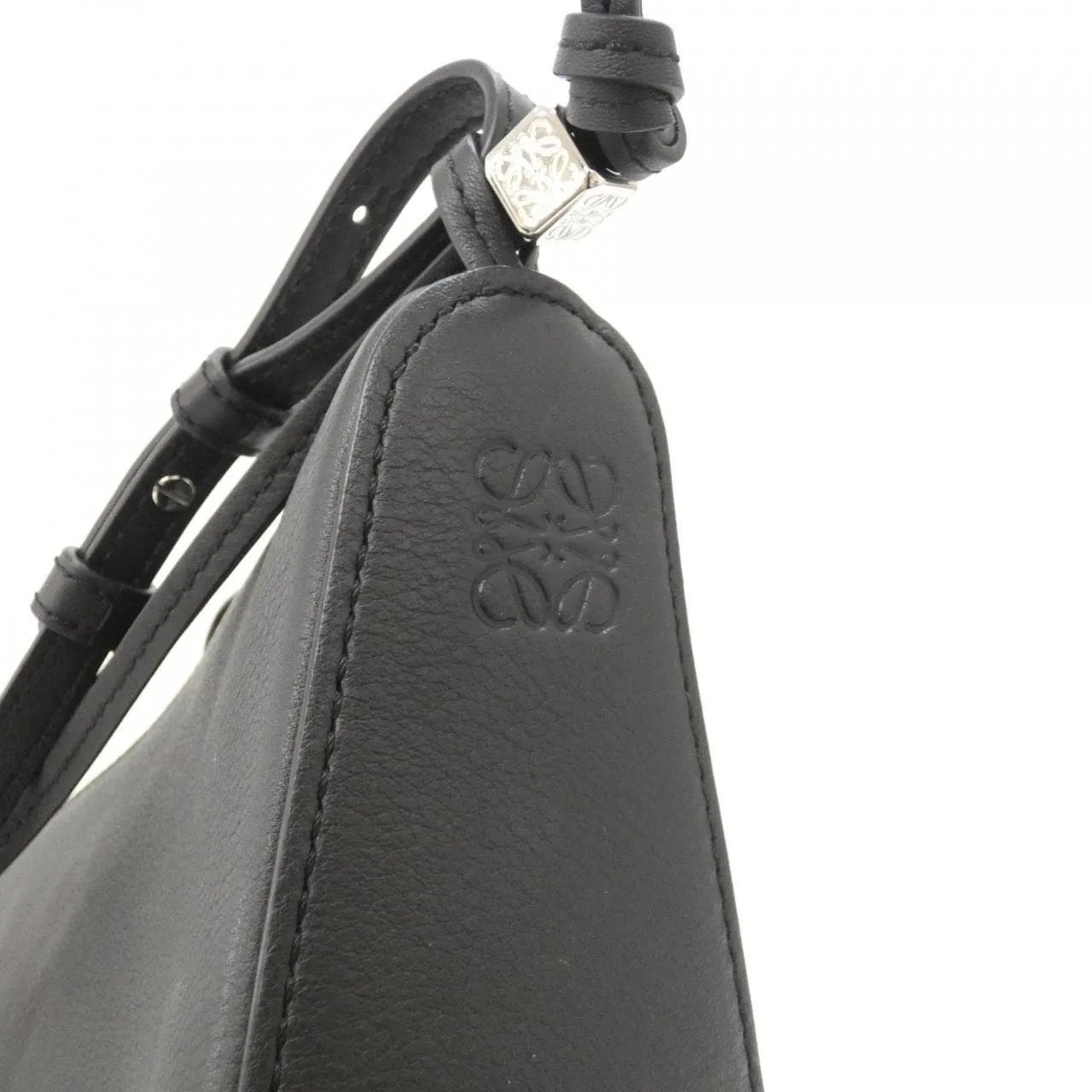 LOEWE Hammock A538G13X01 Shoulder Black Rank A - Thumbnail 6