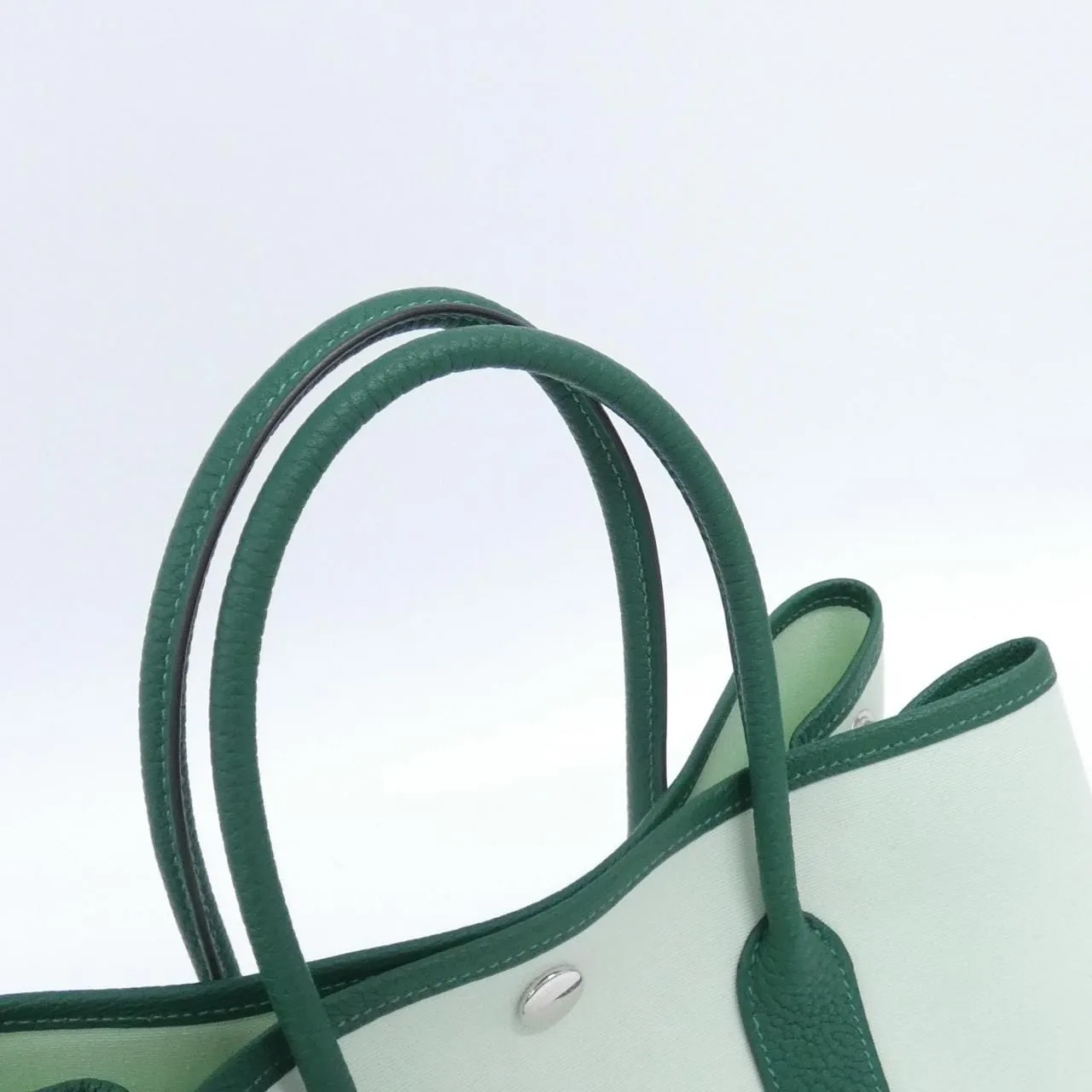HERMES Garden Party 051551CK Tote 黑色 中古品A - 縮圖 3