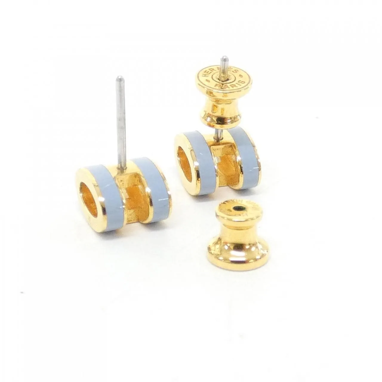 HERMES 608002F Accessories Blue Rank A - Thumbnail 3