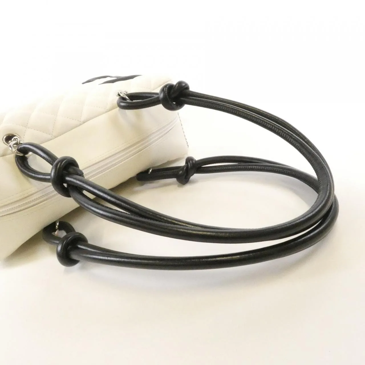 CHANEL Cambon 25171 Shoulder Black Rank B - Thumbnail 4