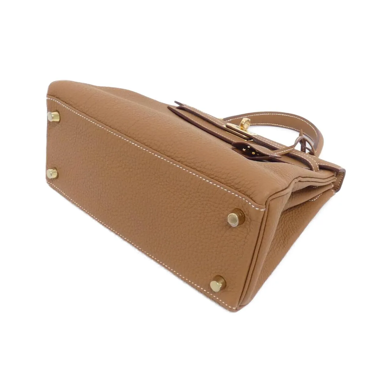 HERMES Kelly 044624CC Handbag Togo Gold Togo Leather Unused - Thumbnail 3