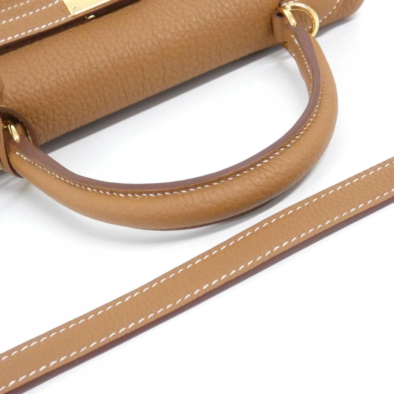 HERMES Kelly 044624CC Handbag Togo Gold Togo Leather Unused - Thumbnail 5