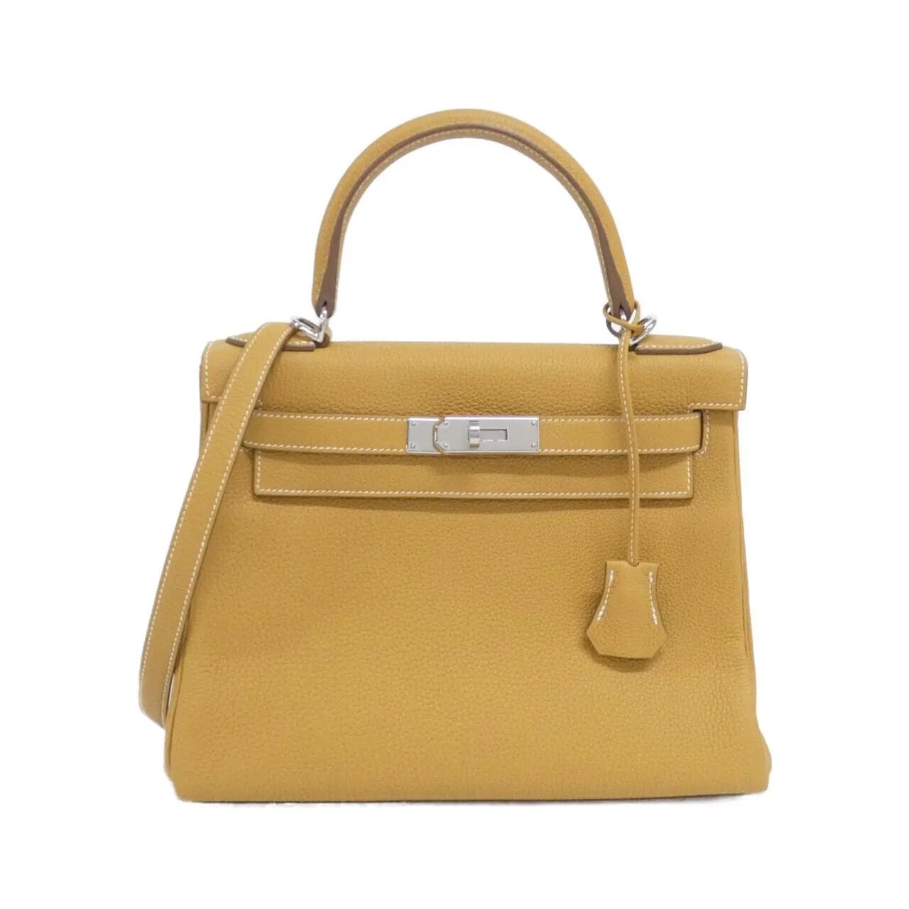 HERMES Kelly 030931CK Handbag Togo