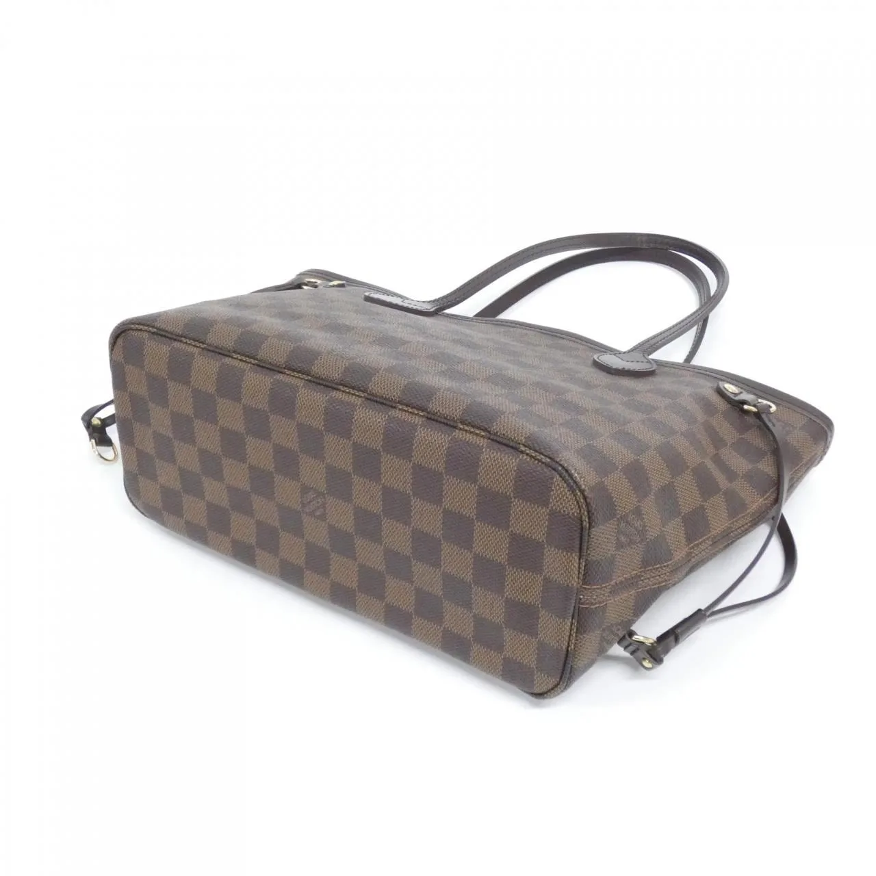 LOUIS VUITTON Neverfull N51109 Tote Damier 黑色 Damier 中古品A - 縮圖 2