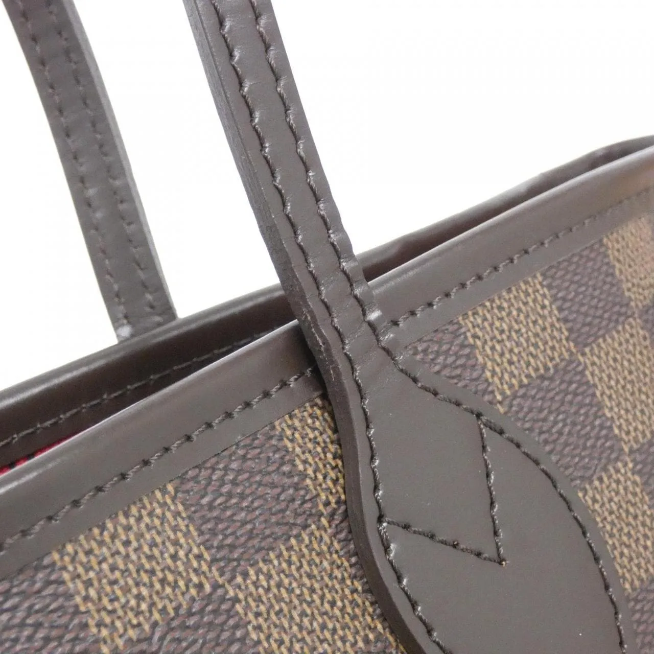 LOUIS VUITTON Neverfull N51109 Tote Damier 黑色 Damier 中古品A - 縮圖 5