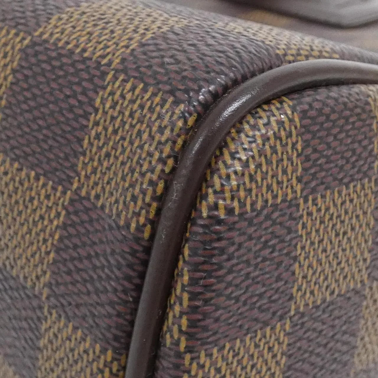 LOUIS VUITTON N41455 Handbag Damier 黑色 Damier 中古品A - 縮圖 2