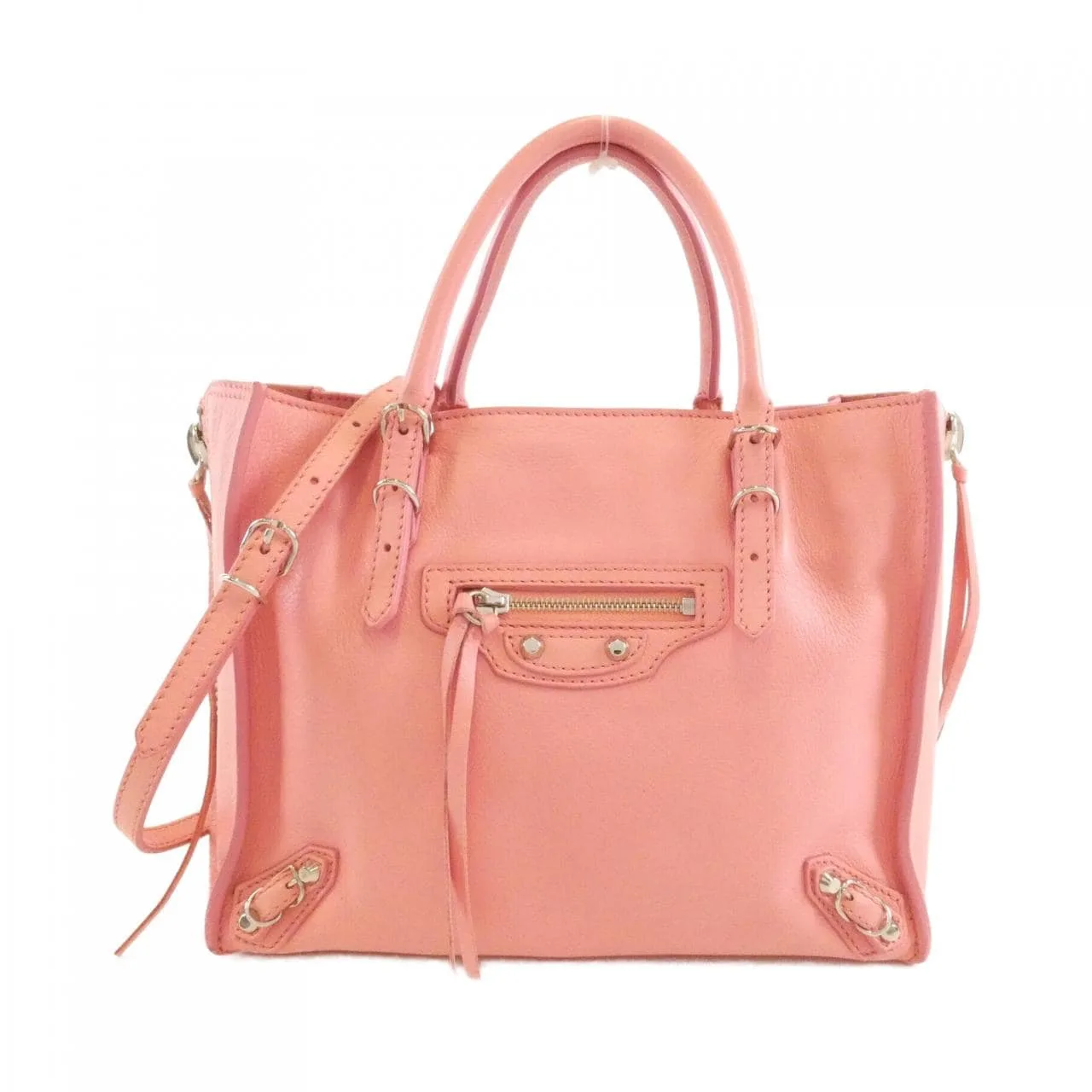 BALENCIAGA 305572 DBC6N Handbag Leather Black