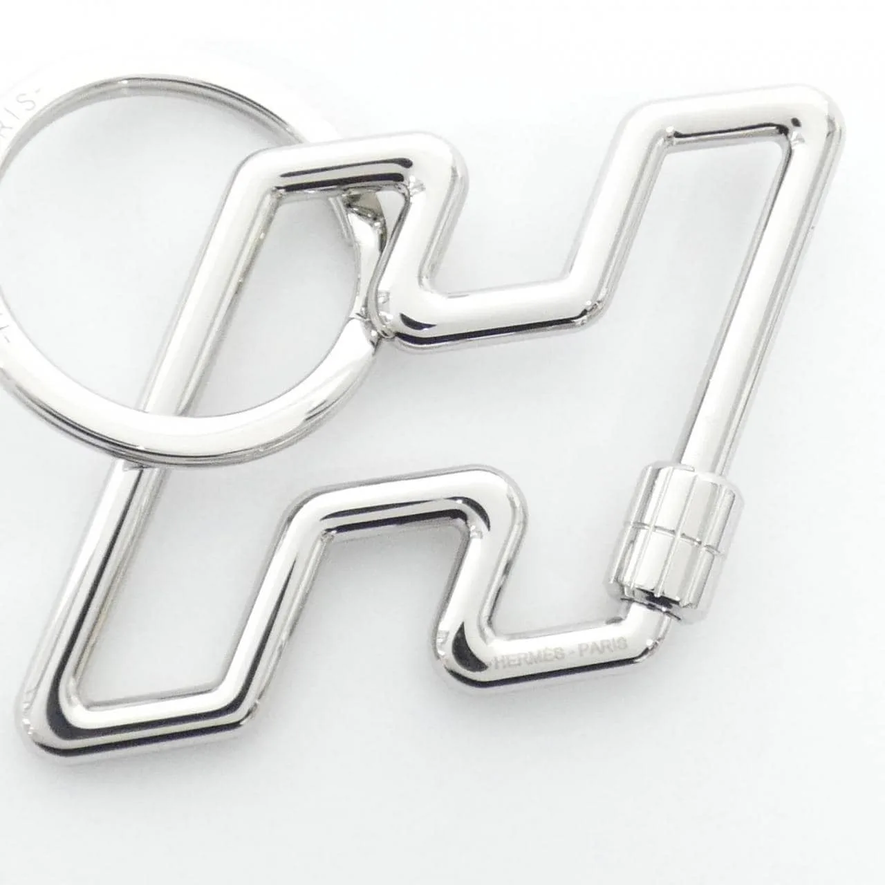 HERMES 077245FJ Key Case Silver Rank A - Thumbnail 2