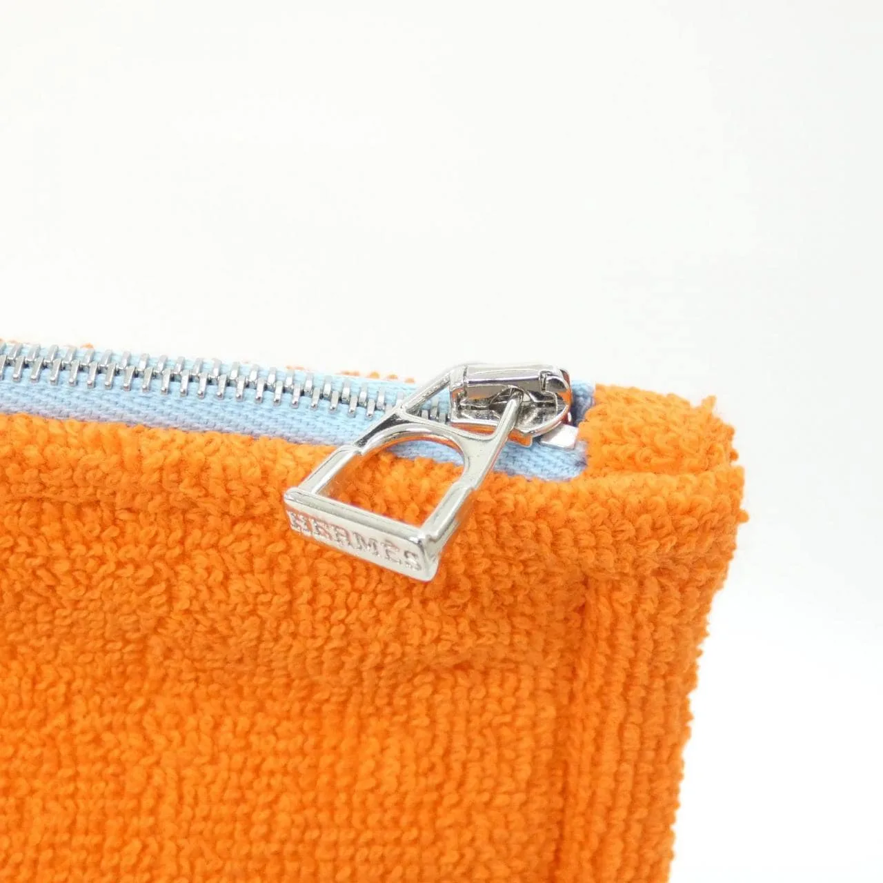 HERMES 104005M Pouch Orange Rank A - Thumbnail 4