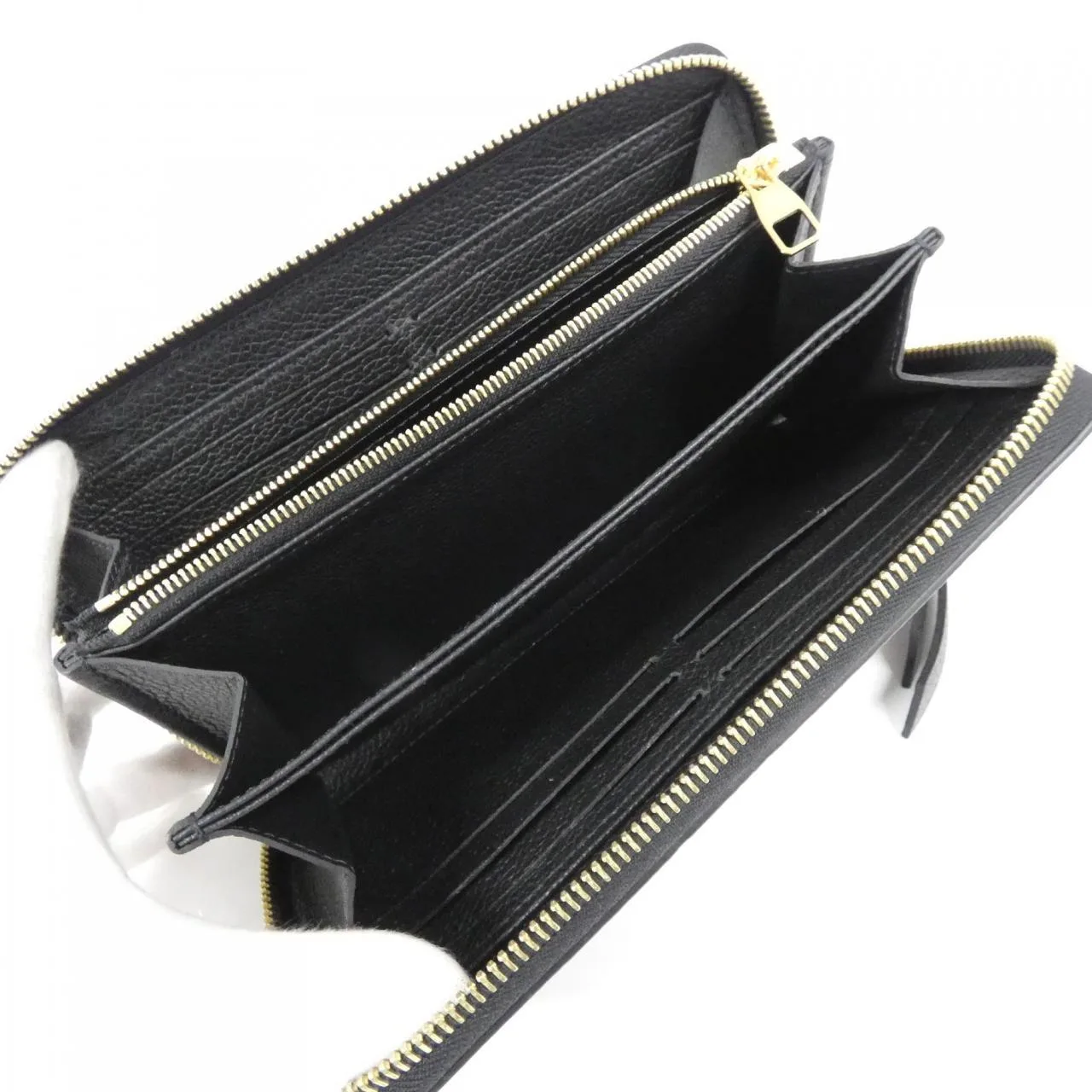 LOUIS VUITTON M80481 Wallet Monogram 黑色 Monogram 中古品A - 縮圖 5