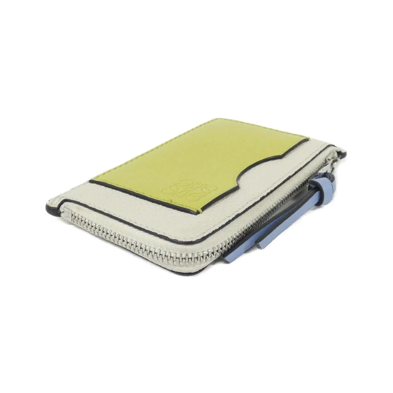 LOEWE C660Z40X04 Coin Case 黑色 中古品A - 縮圖 3