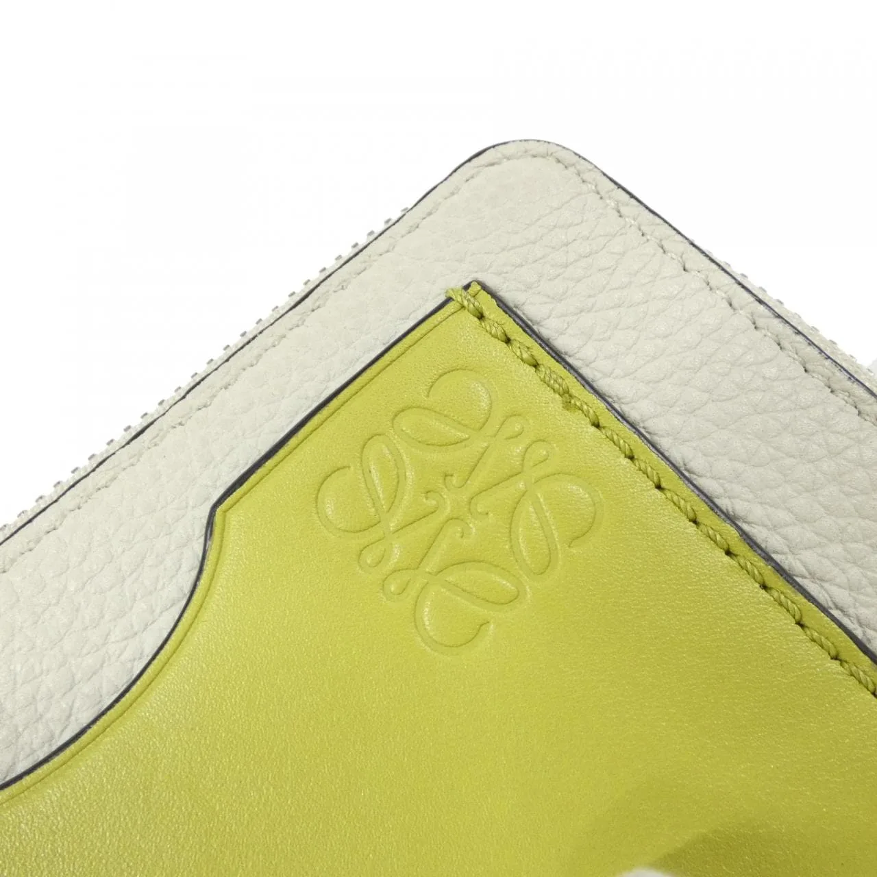 LOEWE C660Z40X04 Coin Case 黑色 中古品A - 縮圖 4