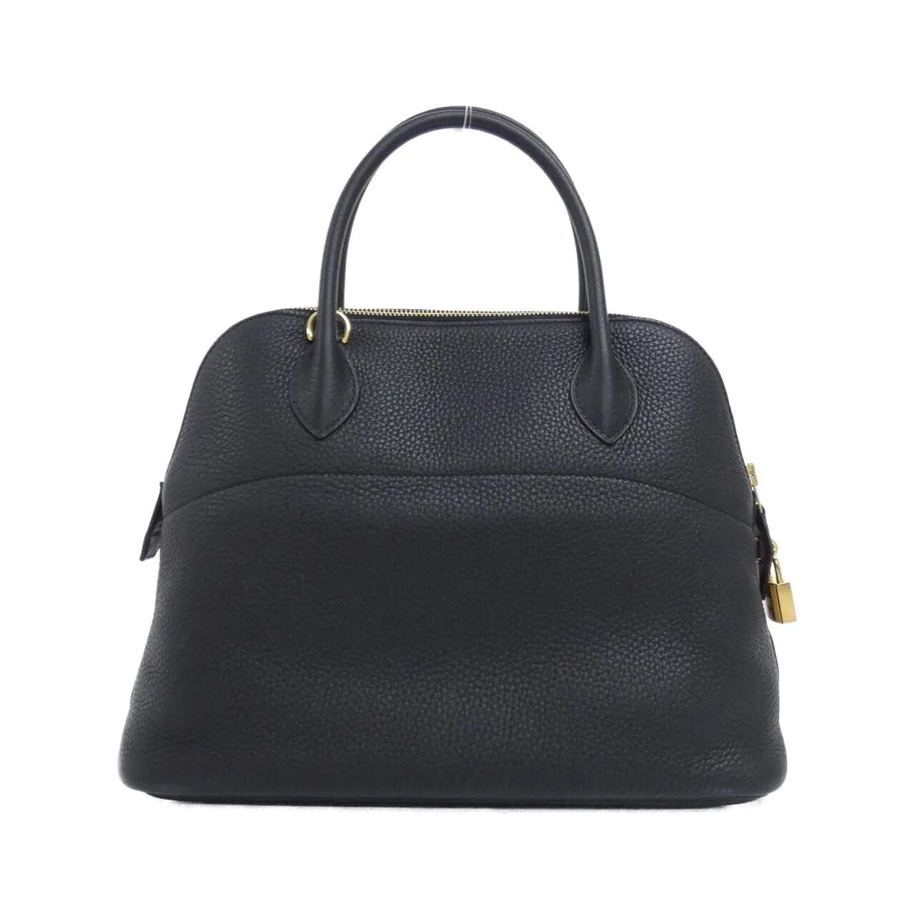 HERMES 073419CC Handbag Clemence Black Clemence Leather - Thumbnail 2