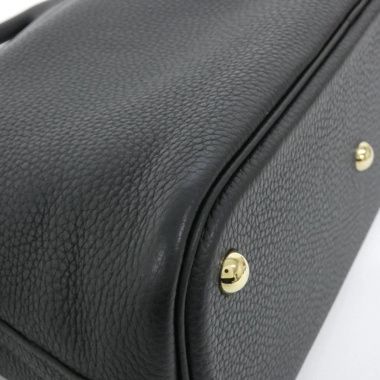 HERMES 073419CC Handbag Clemence Black Clemence Leather - Thumbnail 3