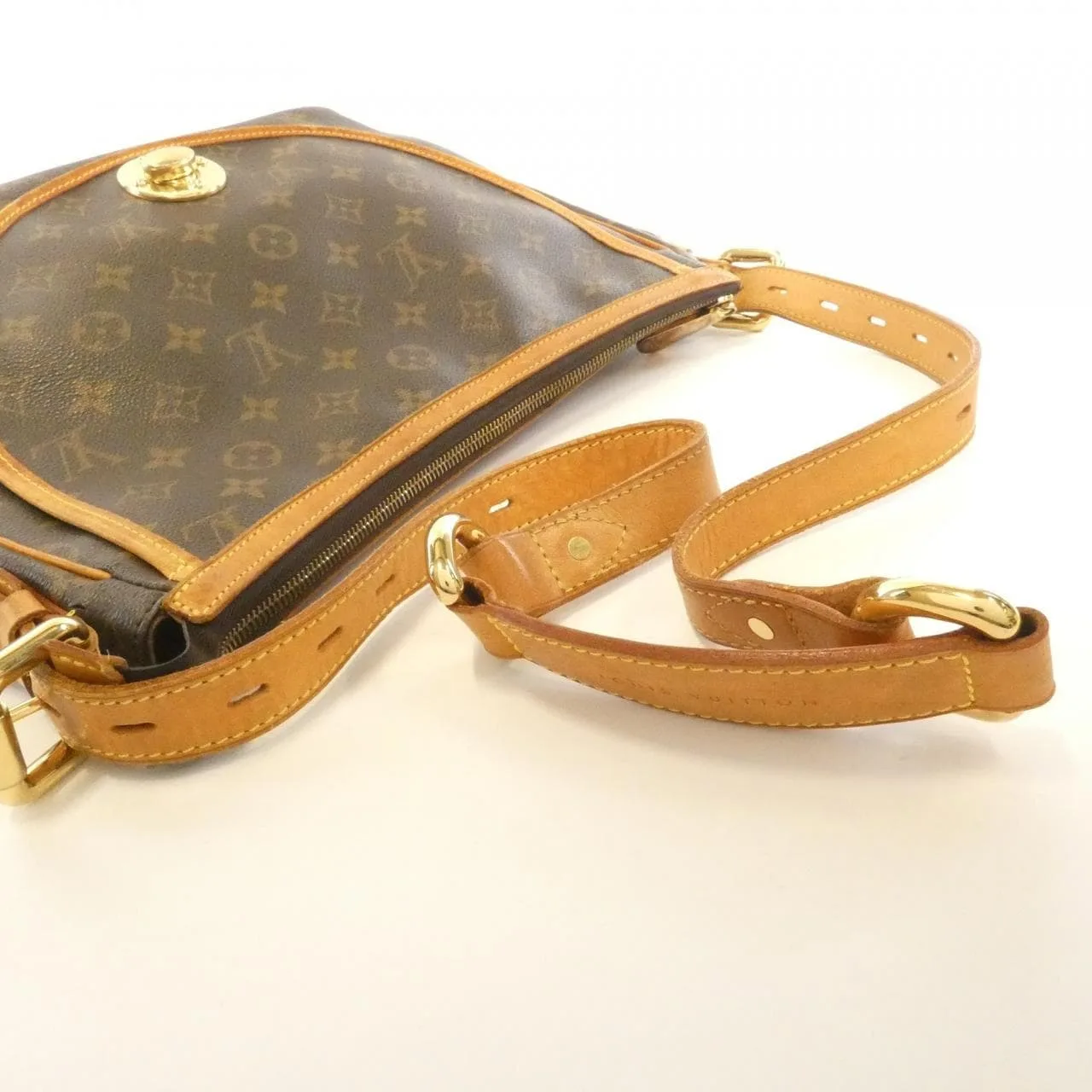 LOUIS VUITTON M40075 Shoulder Monogram Black Monogram Rank B - Thumbnail 6