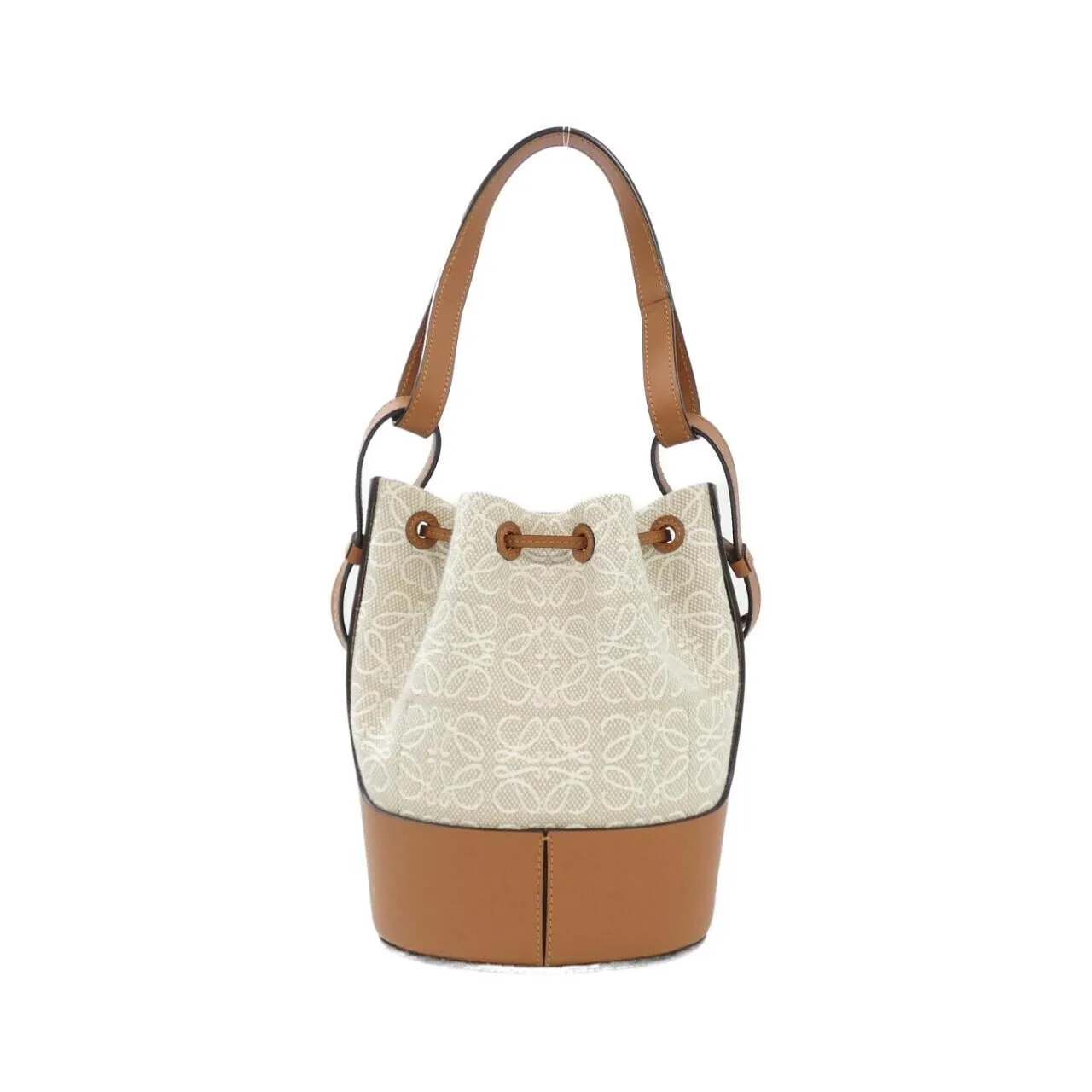 LOEWE Balloon A710C31X41 Handbag Lambskin 黑色 羊皮 中古品A - 縮圖 2