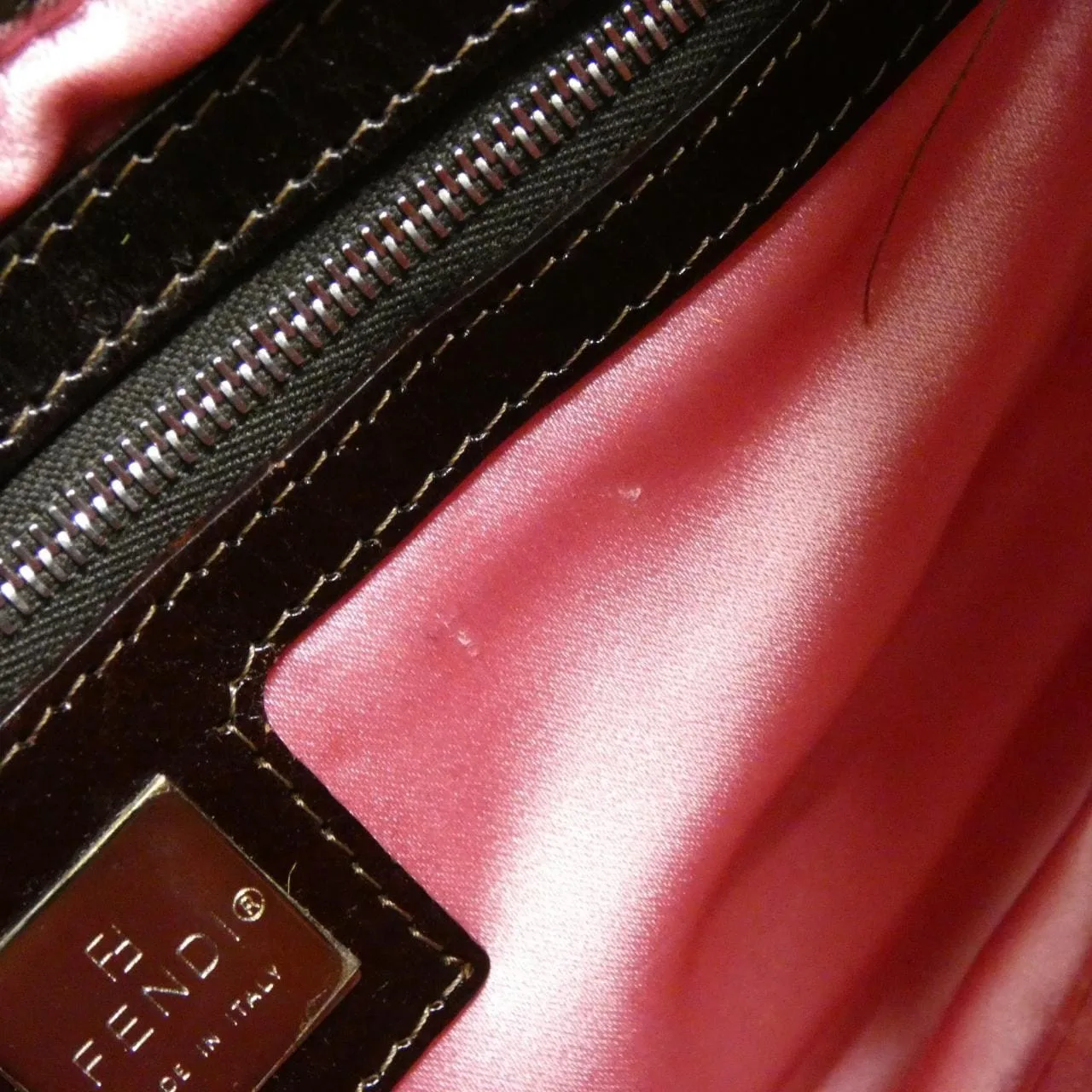 FENDI Baguette 26325 Shoulder Silver Rank B - Thumbnail 10