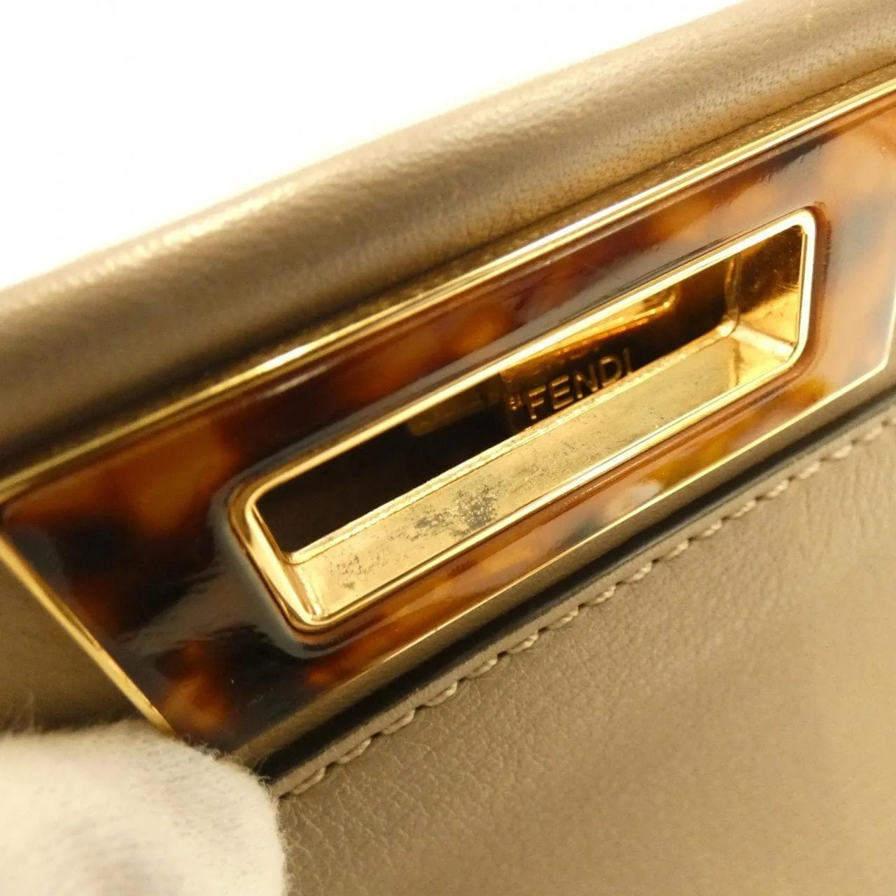 FENDI Peekaboo 8BN290 3ZL Handbag Black Rank A - Thumbnail 3