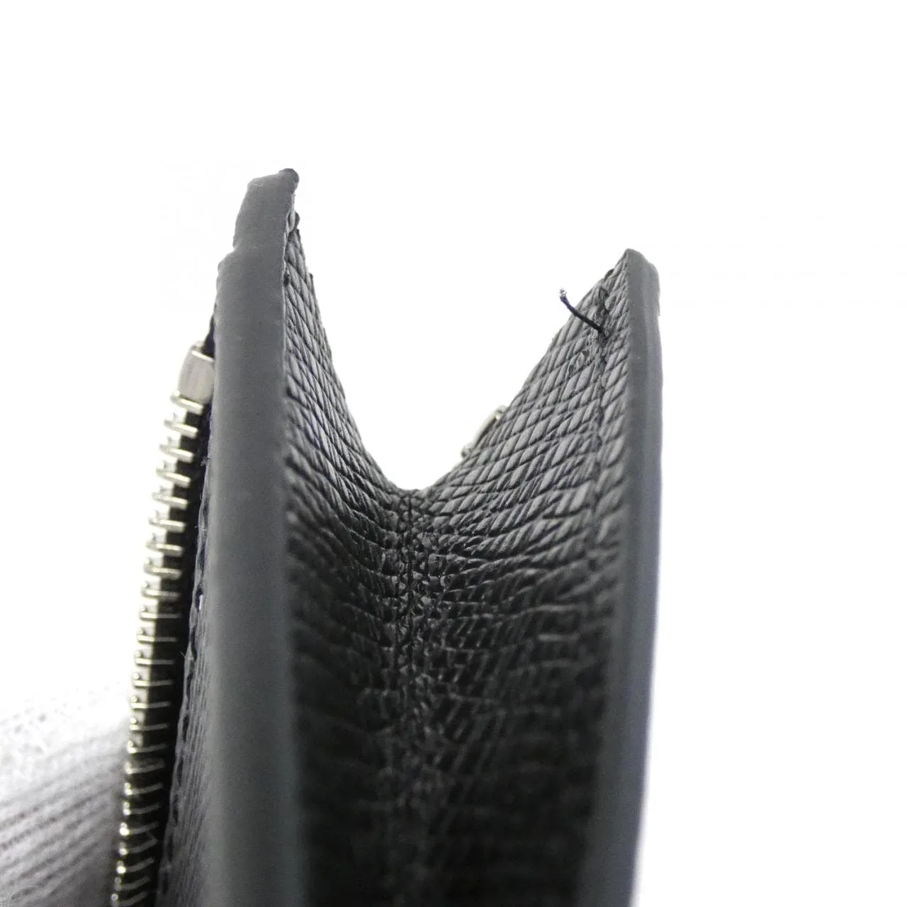 LOUIS VUITTON M30271 Coin Case Canvas Black Canvas Rank A - Thumbnail 4