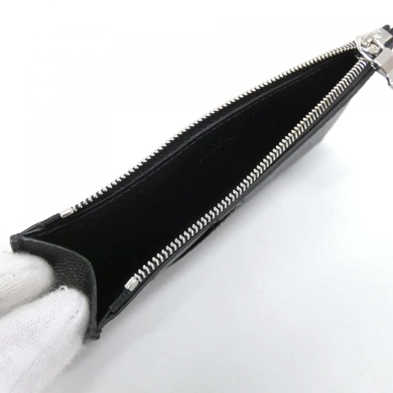 LOUIS VUITTON M30271 Coin Case Canvas Black Canvas Rank A - Thumbnail 5