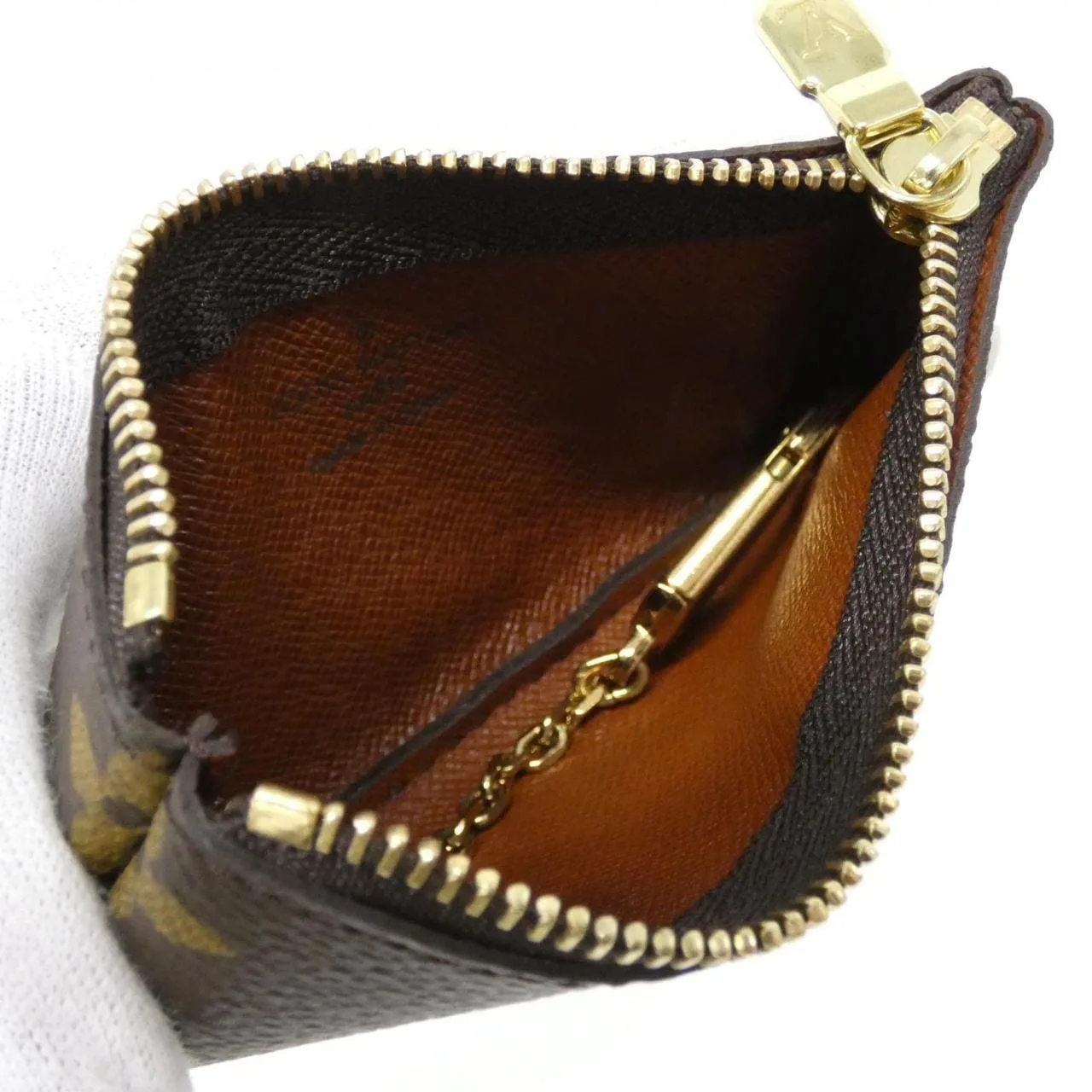 LOUIS VUITTON Pochette M62650 Coin Case Monogram Black Monogram Rank A - Thumbnail 3