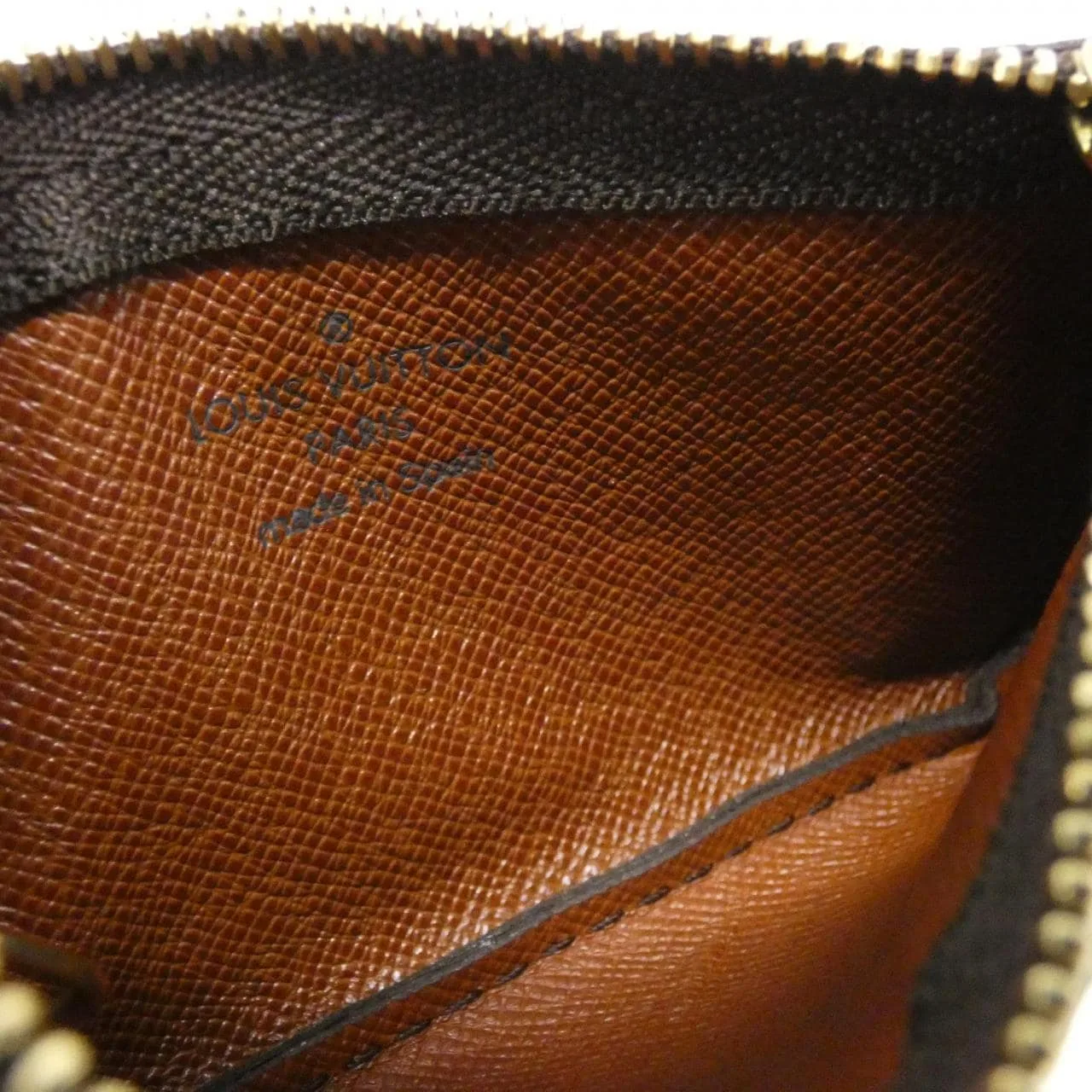 LOUIS VUITTON Pochette M62650 Coin Case Monogram Black Monogram Rank A - Thumbnail 4