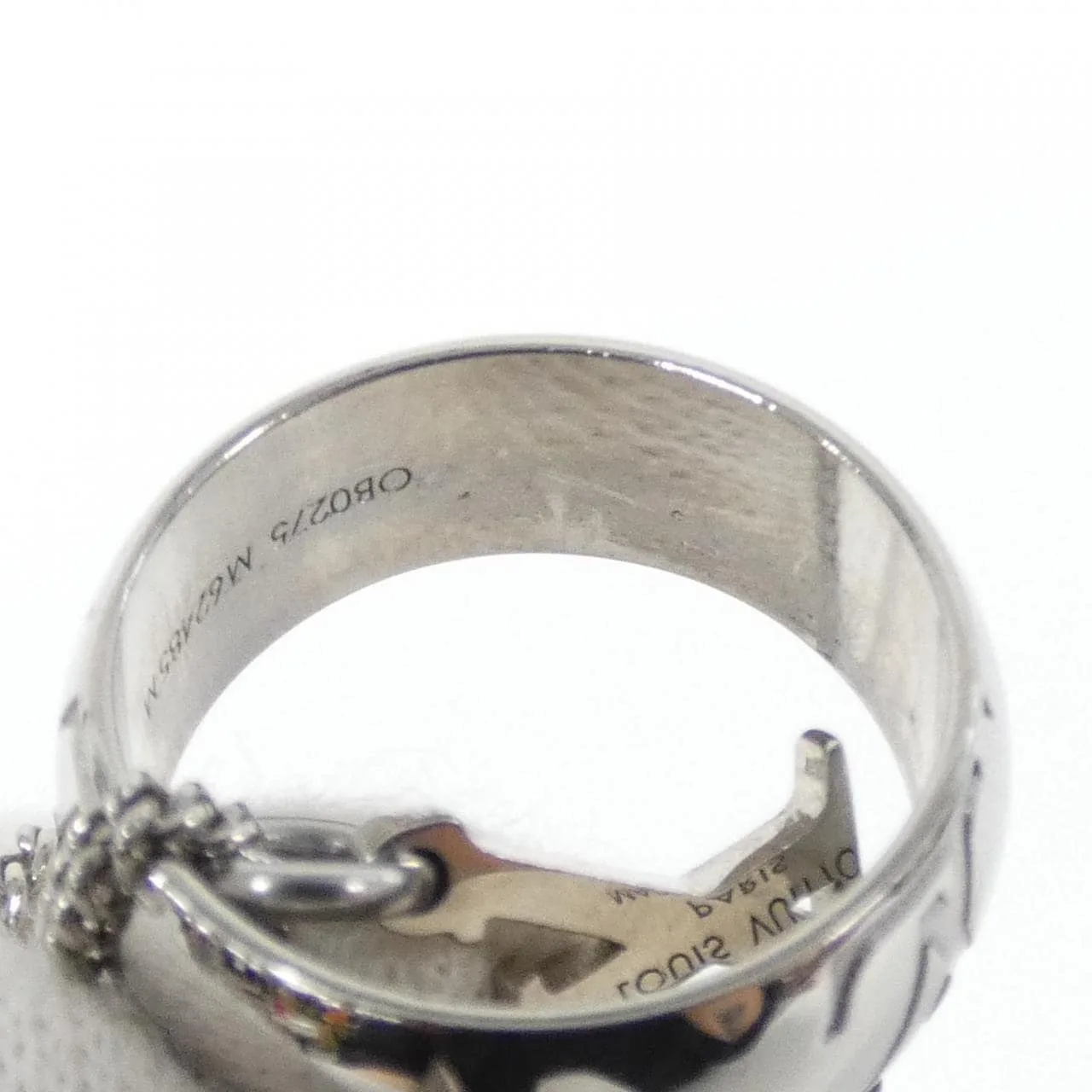 LOUIS VUITTON M62485 Accessories Monogram 銀色 Monogram 中古品A - 縮圖 5