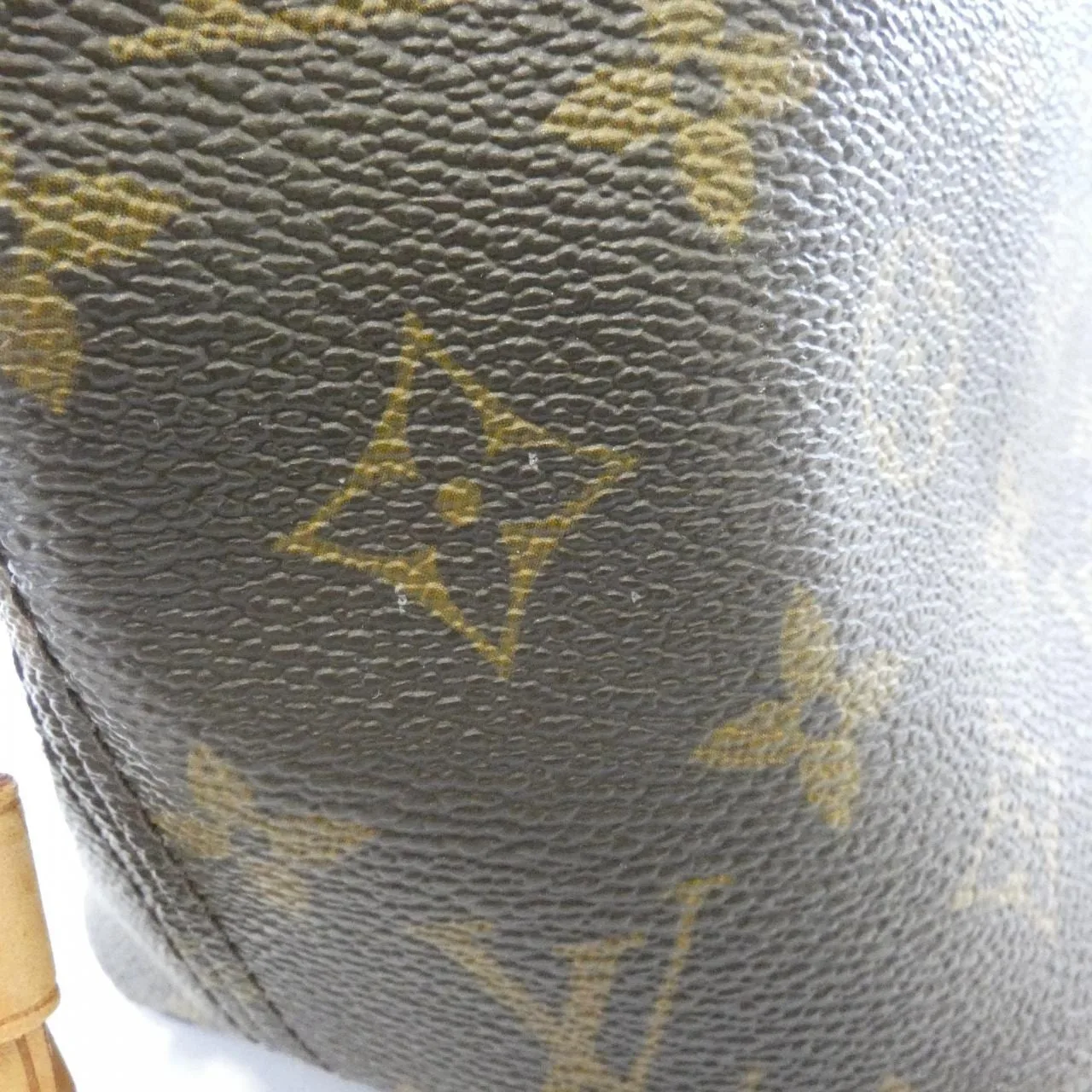 LOUIS VUITTON Neverfull M40155 Tote Monogram 黑色 Monogram 中古品A - 縮圖 3