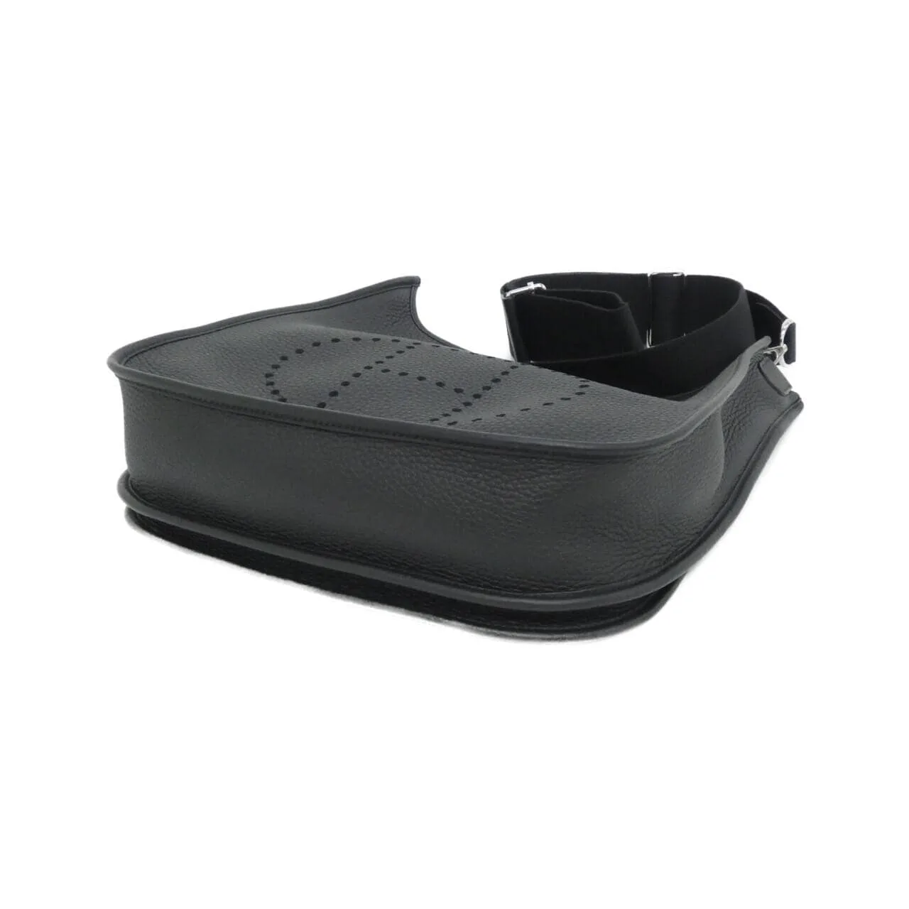 HERMES Evelyne 056277CK Shoulder Clemence Black Clemence Leather Rank A - Thumbnail 3