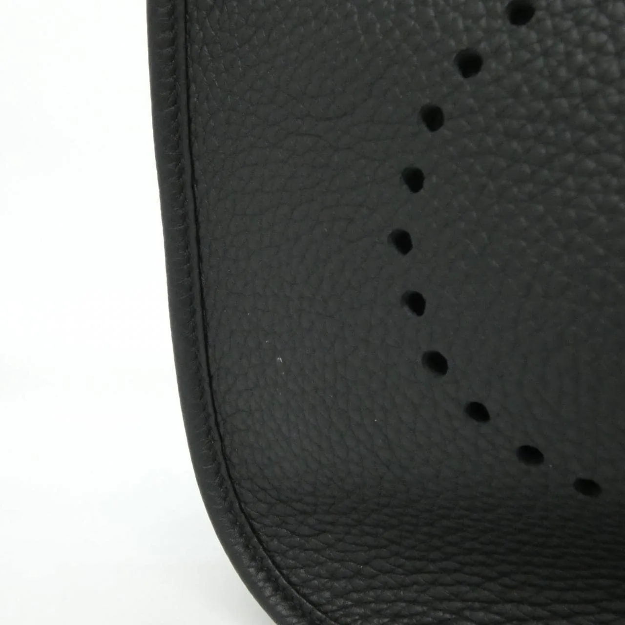 HERMES Evelyne 056277CK Shoulder Clemence Black Clemence Leather Rank A - Thumbnail 5