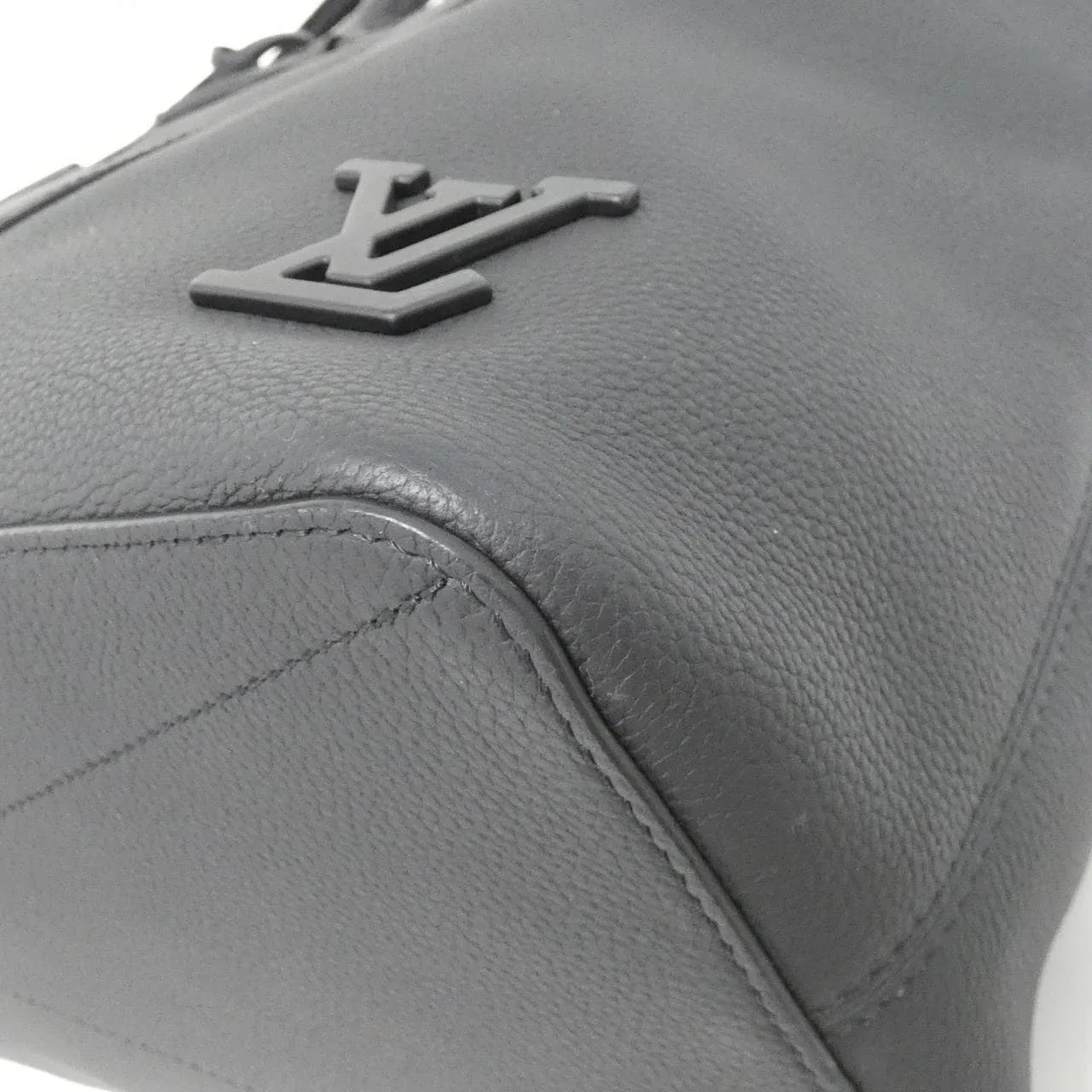 LOUIS VUITTON Lockit M59158 Handbag Lambskin Black Lambskin Rank A - Thumbnail 3