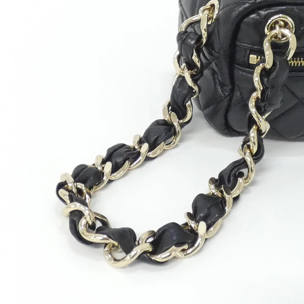 CHANEL Timeless Classic AP2803 Pouch Lambskin Black Lambskin Rank A - Thumbnail 7