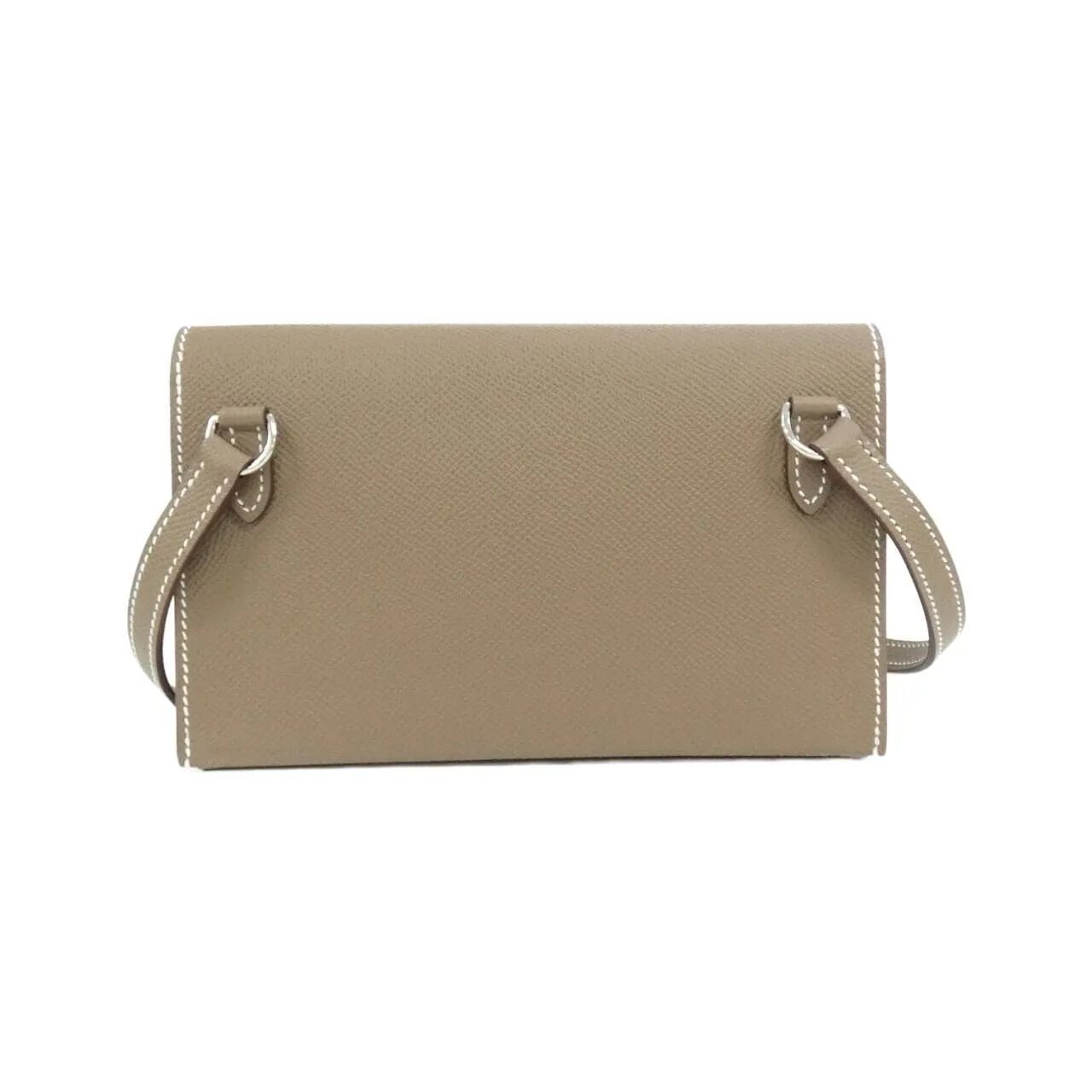 HERMES 085291CK Wallet Epsom Etoupe Epsom Leather Rank A - Thumbnail 2