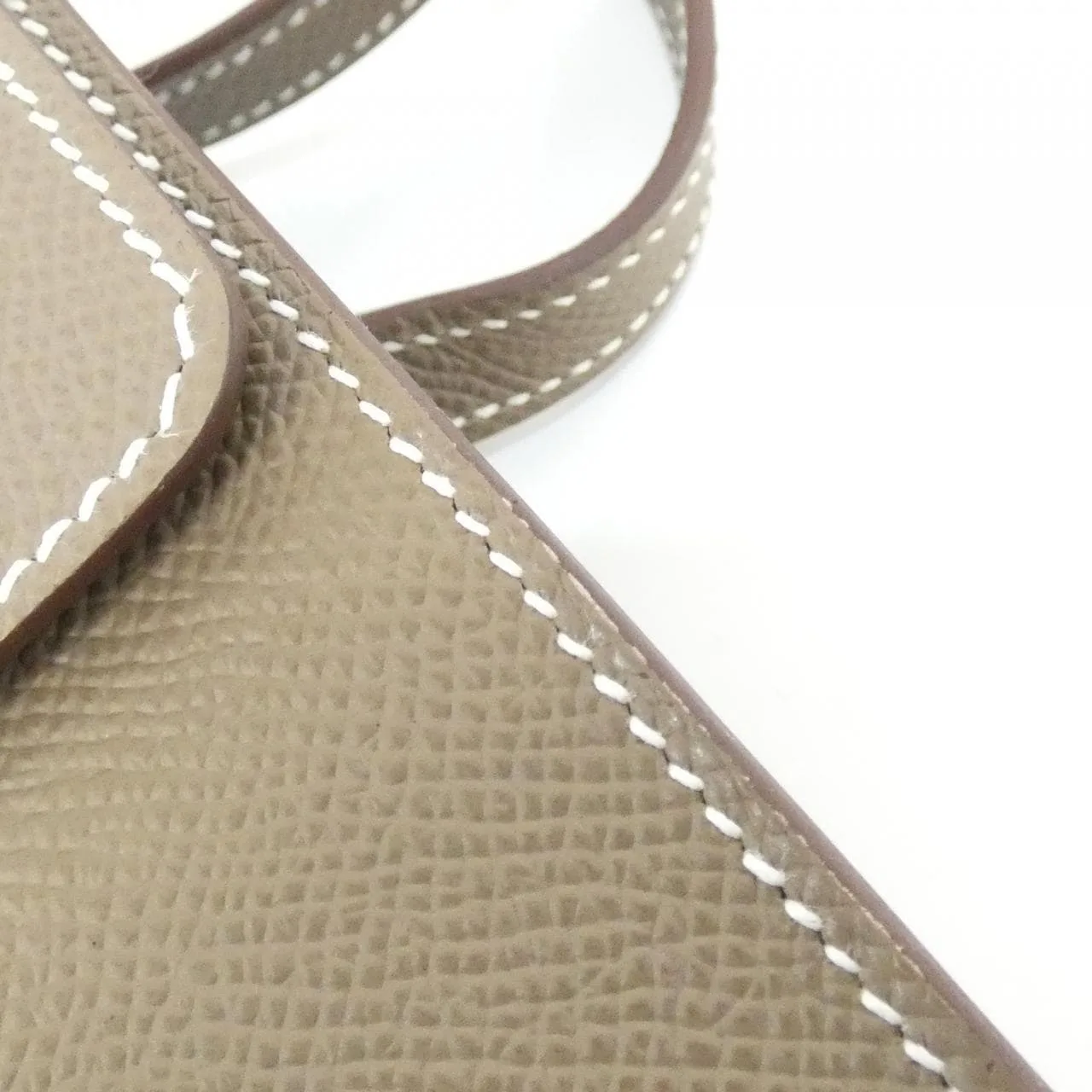 HERMES 085291CK Wallet Epsom Etoupe Epsom Leather Rank A - Thumbnail 4