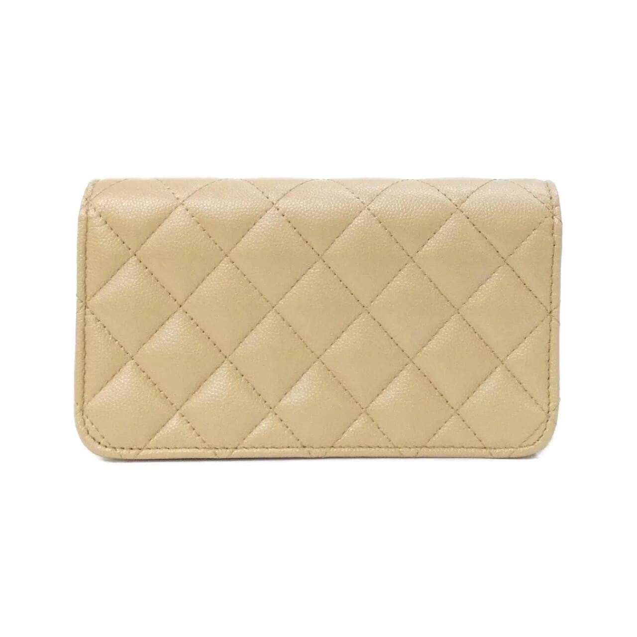 CHANEL Chanel 19 AP3579 Wallet Grained Calfskin Beige Grained Calfskin Rank A - Thumbnail 2
