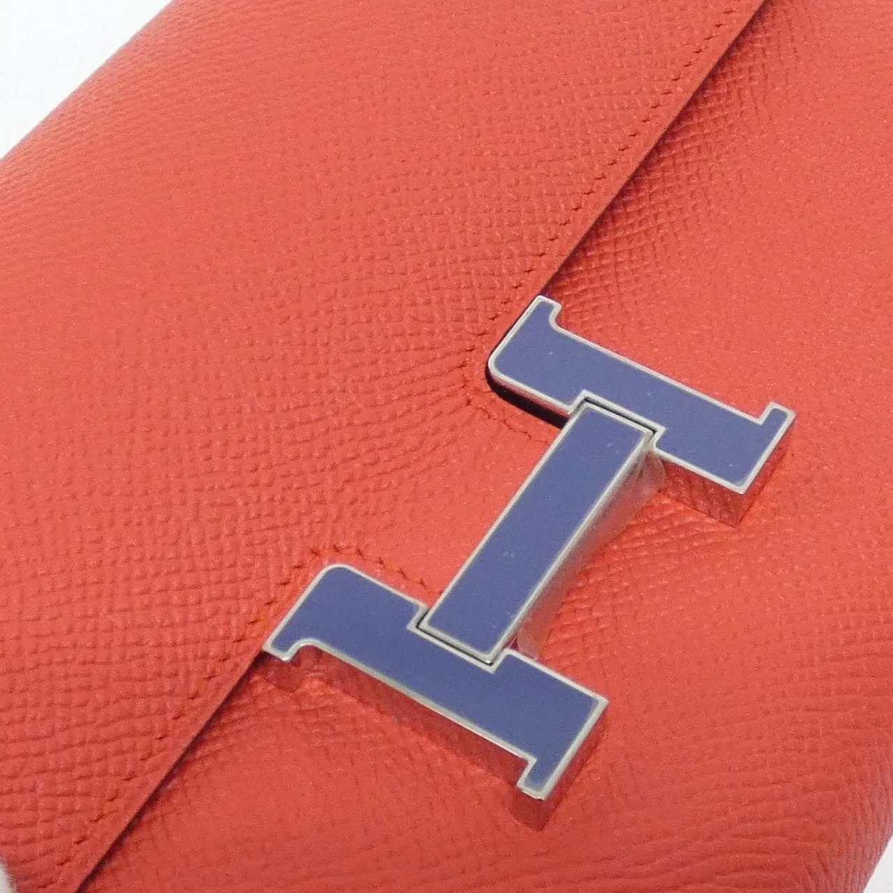 HERMES Constance 070638CK Wallet Epsom 黑色 Epsom 皮 中古品A - 縮圖 4
