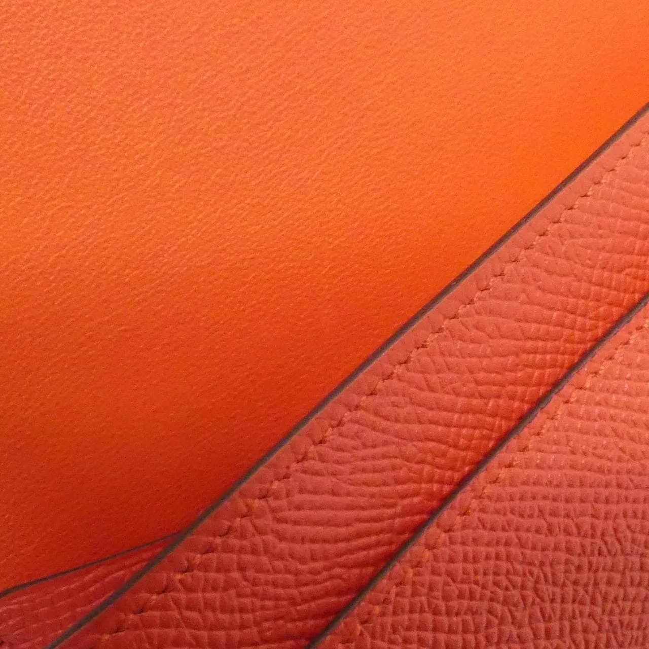 HERMES Constance 070638CK Wallet Epsom 黑色 Epsom 皮 中古品A - 縮圖 6