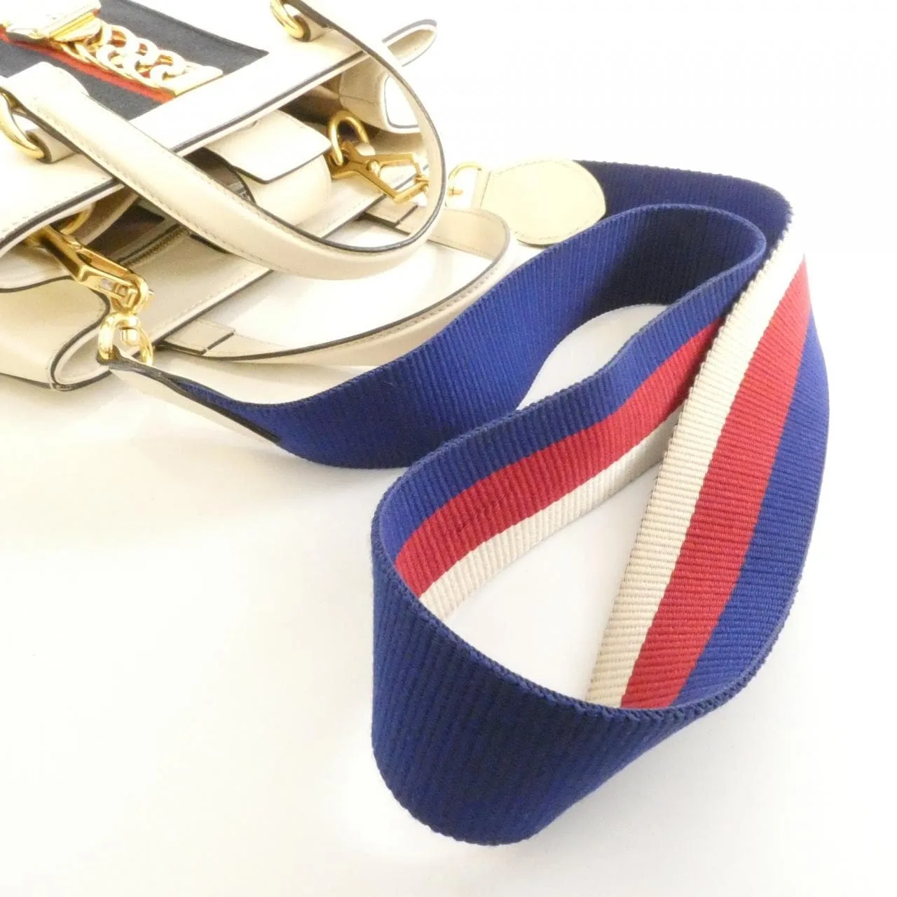 GUCCI 460381 DSVKG Handbag Leather Gold Leather Rank B - Thumbnail 5