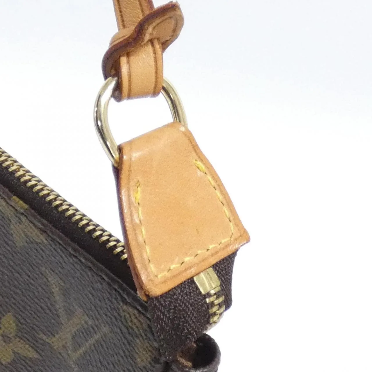 LOUIS VUITTON Pochette M51980 Pochette Monogram 黑色 Monogram 中古品A - 縮圖 4
