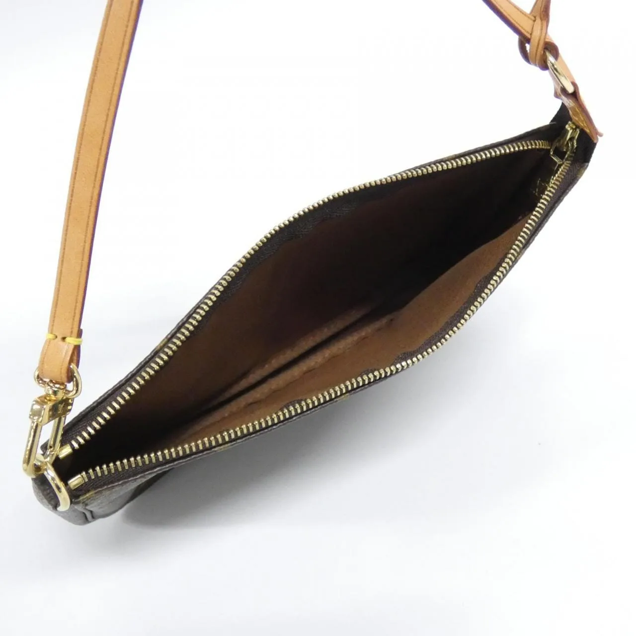 LOUIS VUITTON Pochette M51980 Pochette Monogram 黑色 Monogram 中古品A - 縮圖 6