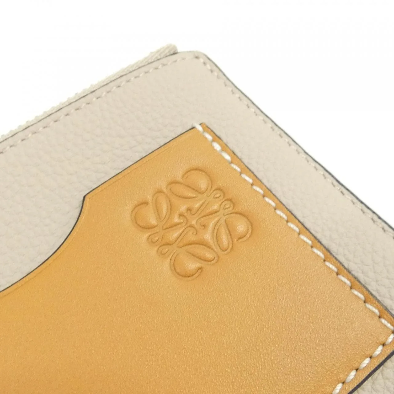 LOEWE C660O37X04 Coin Case 黑色 中古品A - 縮圖 3